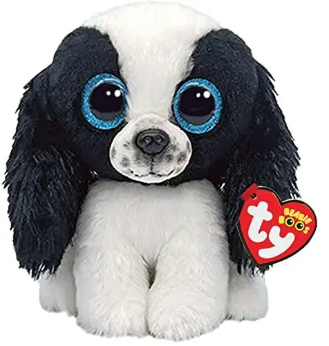 Produktbild: TY Sissy Hund Beanie Boo Regulär | Beanie Baby Weiches Plüschtier | Sammlerstück Kuscheliger Stoffteddy