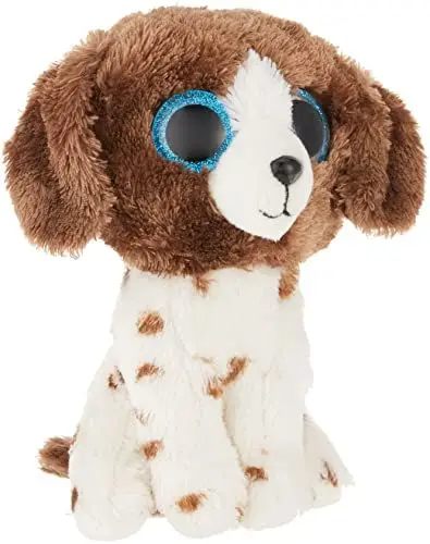 Produktbild: Ty 2007517 Muddles Beanie-Mütze für Hunde, Braun/Weiß Dog Plüschtier, Mehrfarbig, 36249