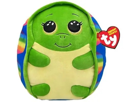 Produktbild: Ty Shruggie Schildkröte Squish a Boo 14 Zoll - Squishy Beanies für Kinder, weiche Babyspielzeuge aus Plüsch - Sammlerfreundliche kuschelige Teddybären
