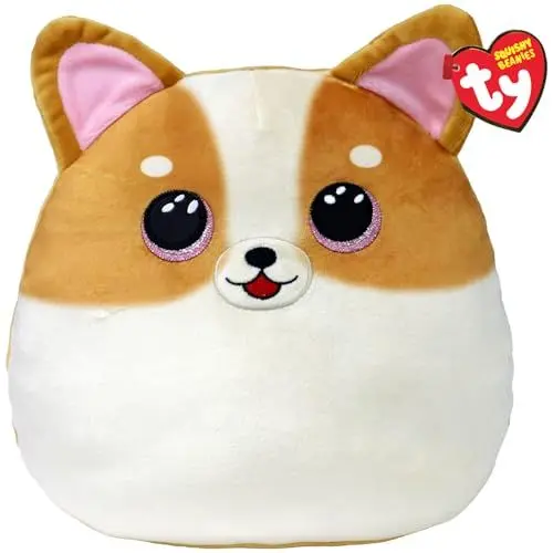 Produktbild: Ty Tanner Hund Squish a Boo 10 Zoll - Squishy Beanies für Kinder, superweiche Plüschtiere - Sammelbare kuschelige Stoffteddys