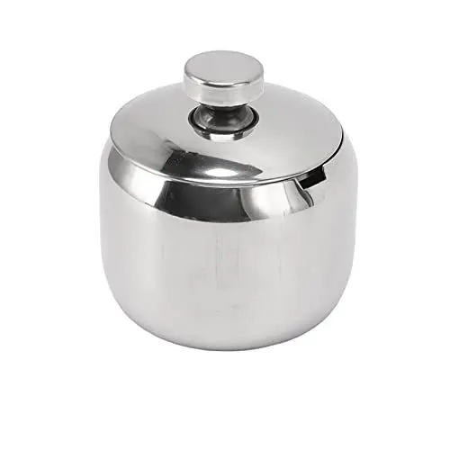 Produktbild: TYCIONG Edelstahl-Gewürzglas mit Deckel, Gewürzbehälter, Topf, Küche, Kochtopf, Aufbewahrungsbehälter, Gewürzgläser für Gewürze, Salz, Zucker