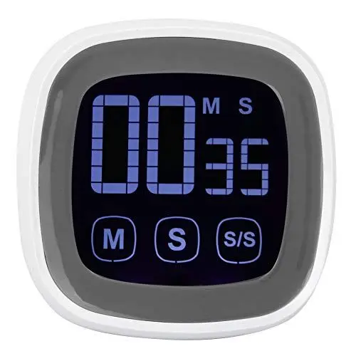 Produktbild: Tyenaza Digitaler Küchentimer, großer Bildschirm, lauter Alarm, Grill-Countdown-Erinnerungen, Haushalts-Stoppuhr mit Magnet