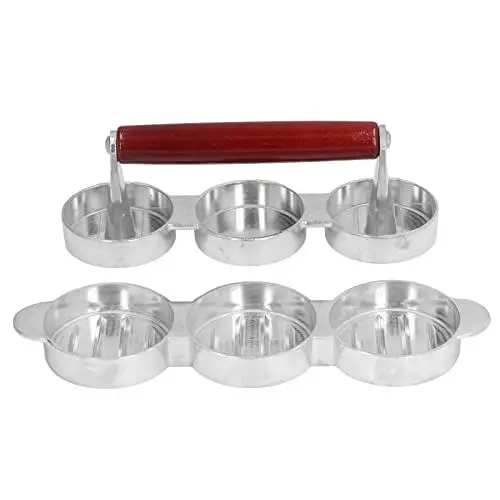 Produktbild: Tyenaza Mini-Burgerpresse, Hamburgerpresse, Patty, runde Form, Mini-Burgerpresse, Küchenhelfer zum Zubereiten von Pattys für Picknick, Camping, Grillen im Freien