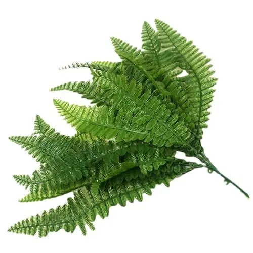 Produktbild: Tyinerc Farne Künstliche Pflanzen,Kunstfarne | Boston Ferns Künstliche Pflanzen - Künstliche Boston-Farnpflanzen, Büsche, Kunstpflanzen, Sträucher, Grün, UV-beständig, für Hausgarten, Innen- und