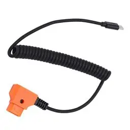 Produktbild: Type-C auf D-TAP Tap Power, USB C zu D Tap Power Kabel Federflexibles USB C zu D Tap Power Flexibles Kabel Universal für Digitalkameras