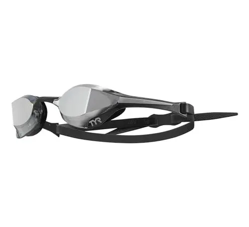 Produktbild: TYR Tracer X Elite Racing Goggle Rennbrille, Silber/Schwarz/Silber, Einheitsgröße