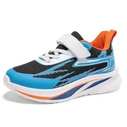 Produktbild: Tysulr Hallenschuhe Kinder Turnschuhe Für Jungen Sportschuhe Mädchen Kinderschuhe Atmungsaktiv Laufschuhe Sneaker Schwarz Blau 36EU