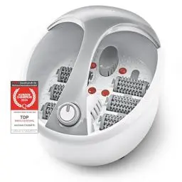 Produktbild: TZS First Austria Fußsprudelbad, Vibrations- und Luftblasenmassage, Infrarot- und Heizfunktion, Fußbad, 450W, Griff, Aromabox