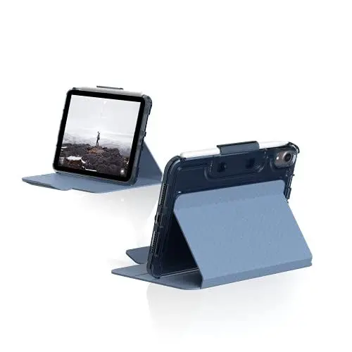 Produktbild: U by Urban Armor Gear (U) Lucent Case Apple iPad Mini 6 Hülle (2021/6. Generation) (Standfunktion, Wake/Sleep, Magnetische Frontklappe, Apple Pencil Halterung) Cerulean (transparent), 12328N315858