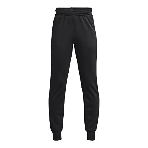 Produktbild: Under Armour Jungen UA Armour Fleece Joggers, warme Jogginghose mit offenen Seitentaschen, atmungsaktive Sporthose für Jungen