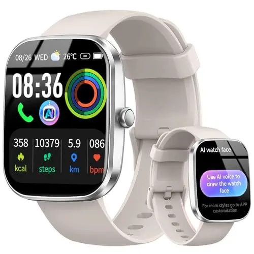 Produktbild: uaue AI Smartwatch Herren Damen, 1.91