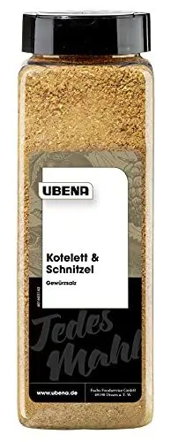 Produktbild: Ubena Kotelett & Schnitzel Gewürzsalz Schnitzelgewürz Fleisch-Gewürzmischung, Würz-Salz in der 800 g Vorratsdose, für leckere saftige Schnitzel, Menge: 1 Stück