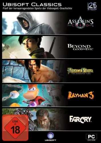 Produktbild: Ubisoft Classics - (inkl. Assassins Creed, Beyond Good & Evil, FarCry und mehr)