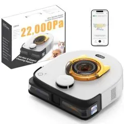 Produktbild: UBPET 22.000 Pa Saugkraft Saugroboter für Tierhaare, Staubsauger Roboter mit Zyklon Technologie, Automatischer Roboterstaubsauger mit LiDAR-Navigation, Wi-Fi/App Steuerung, Selbstaufladend (V10)