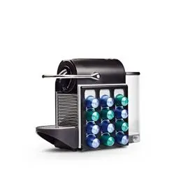 Produktbild: U-CAP Pixie Clips der stylische Kapselhalter für Nespresso PIXIE und PIXIE CLIPS, Schwarz