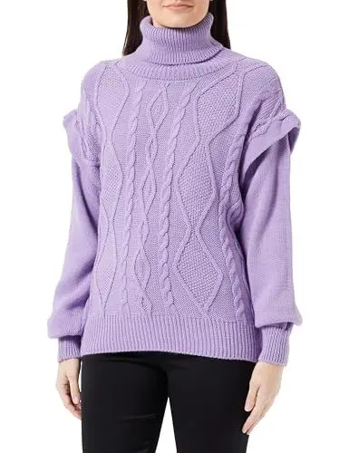 Produktbild: UCY Women's Damen Strick Pullover 12426039-UC01, HELLLILA, M/L Sweater