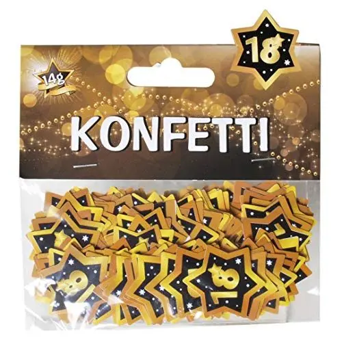 Produktbild: Udo Schmidt 13011 - Konfetti - 14g - Zahl: 18