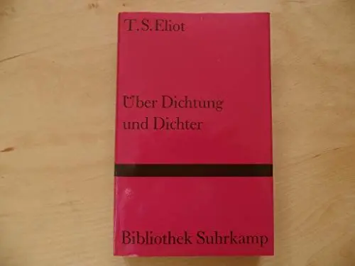 Produktbild: Über Dichtung und Dichter: Essays. Auswahl und Nachwort von Wolfgang Held (Bibliothek Suhrkamp)