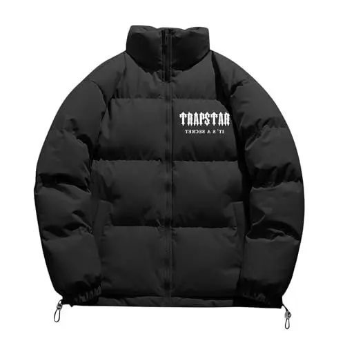 Produktbild: Übergangsjacke Trapstar Winter Jacket Herren Winterjacke Steppjacke Jacke Damen Leichte Daunenjacke Einfarbig Jacke Winter Trapstars Unisex Waterproof Streetwear Jacket Cotton Puffer Jacket