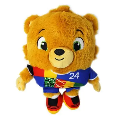 Produktbild: UEFA Euro 2024 - Plüsch Figur Maskottchen Albärt - 27cm - aus recycletem PET
