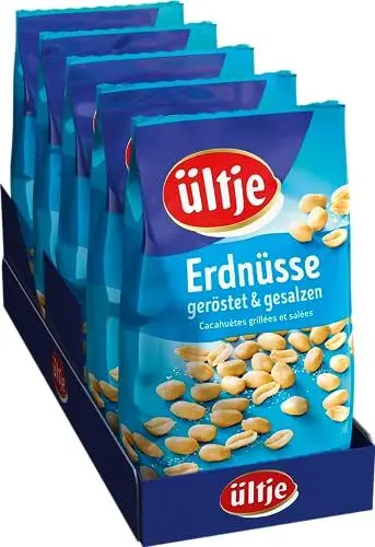 Produktbild: ültje Erdnüsse geröstet & gesalzen, 5er Pack (5 x 900 g)