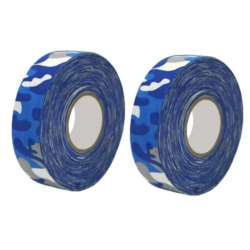 Produktbild: UEPOA Eishockey Tape, 2 Rollen Hockey Tape Rutschfestes Griffbänder Schläger Tape Selbstklebendes Sportgriffband Hockeyschlägerband für Badmintongriff Golfschläger Tennisschläger