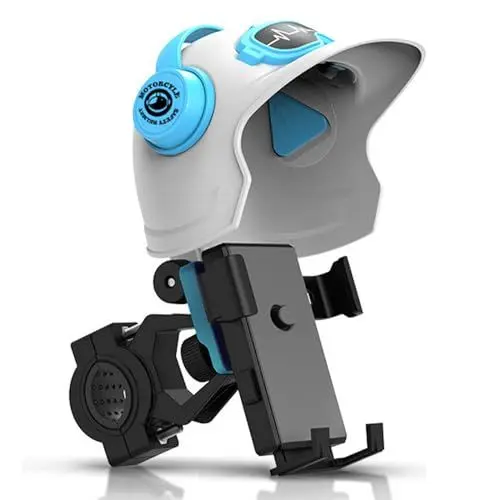 Produktbild: UEPOA Handyhalterung Motorrad, 1S Schnellspanner Handyhalter Fahrrad Smartphone Halterung Fahrrad Universal Handy Fahrradhalterung für Rennrad MTB Kompatibel mit Alle 4,7-7,2 Zoll Smartphones