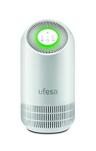 Produktbild: Ufesa PF3500 Luftreiniger, bis zu 40 m2 | Doppelschutzfunktion entfernt 95% der Viren und Bakterien | Patentierte Technologie | Zertifiziert | Sehr leise (max 30 db)
