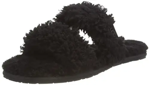 Produktbild: UGG Damen Maxi Curly SCUFFETTA Hausschuh, Black, 42 EU