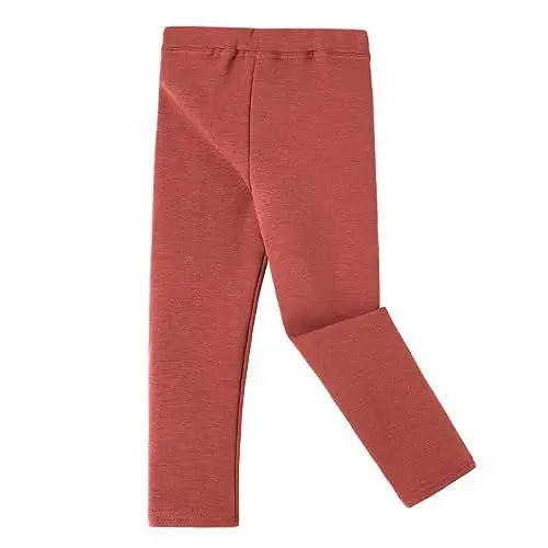 Produktbild: Ugitopi Winter Dicke Warme Lange Hosen Fleece Gefüttert Leggings (Brick Red 150)