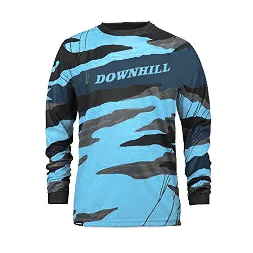 Produktbild: UGLY FROG 2018 Downhill Trikot Herren Lange Ärmel Mountainbike Freeride BMX Fahrradtrikot Motocross MTB/Downhill Bekleidung