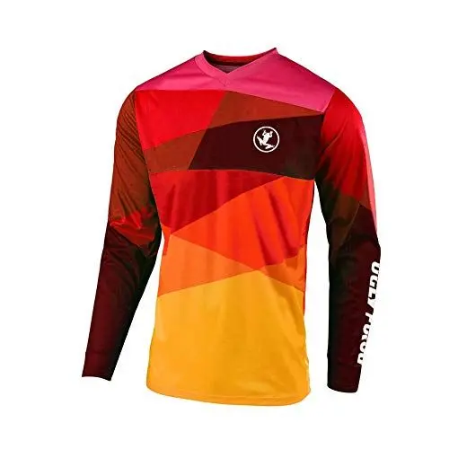 Produktbild: UGLY FROG 2019 Downhill Trikot Lange Ärmel Herren Mountainbike Freeride BMX Fahrradtrikot Motocross MTB/Downhill Bekleidung
