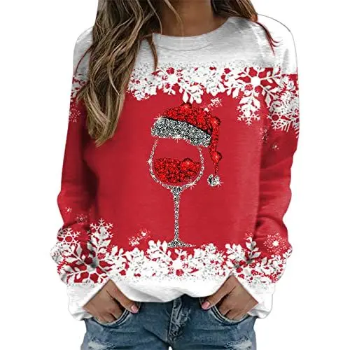 Produktbild: Weihnachtspullover,Baby Weihnachtspullover los Angeles Pullover Pullover für Damen Nightmare Before Christmas weihnachtskleid Damen elegant Sweatpullover Damen Weihnachtspullover Ugly Grumpy cat
