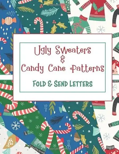 Produktbild: Ugly Sweaters And Candy Cane: Fold and Send Letters