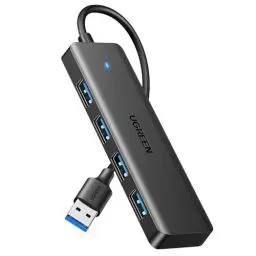 Produktbild: UGREEN 4-Port USB 3.0 Hub USB Verteiler 5Gbps USB Mehrfachstecker USB Splitter für MacBook, iMac, Surface, Dell, Thinkpad, USB Stick, Mobile HDD, Desktop PC und mehr (15cm)