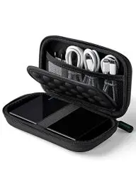 Produktbild: UGREEN Festplatten Tasche 2.5 Zoll Case Externe Wasserdicht Eva Universal Powerbank Tasche Kabel Tasche Organizer kompatibel mit WD Elements, My Passport, Seagate, SanDisk, HDD, SSD