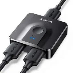 Produktbild: UGREEN HDMI 2.0 Switch 4K@60Hz Bidirektional HDMI Switch Splitter 1 in 2 out/2 in 1 out HDMI Switch für PS5, PS4, Xbox,TV Box, TV Stick, Switch, Monitor, PC usw (Schwarz)