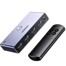 Produktbild: UGREEN HDMI 2.1 Switch 8K@60Hz HDMI Splitter 3 In 1 Out HDMI Umschaltpulte Unterstützt VRR & ALLM, Dolby Vision, Kompatibel mit PS5, Xbox, Apple TV, DVD Spieler
