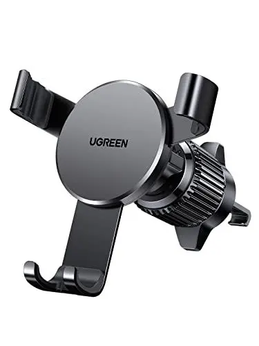 Produktbild: UGREEN Handyhalterung Auto (Upgrade Bombenfest Lüftungshaken) Smartphone Halterung für Lüftungsschlitze, kompatibel mit iPhone 16 15 14 13 Pro Max, Galaxy S23 S22 S21, Mate 60 Pro usw.(Schwarz)
