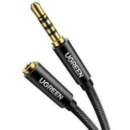 Produktbild: UGREEN Klinke Verlängerungskabel TRRS Aux Verlängerung 4 Polig 3.5mm Klinke Verlängerung für Headset, Kopfhörer, Xbox usw.(1m)