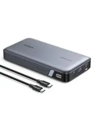 Produktbild: UGREEN Nexode Power Bank 145W Max 25000mAh externer Akku mit 3 Anschlüsse USB C Powerbank mit Digitales Display, kompatibel mit MacBook Pro/Air, iPhone 16 Pro Max/Pro/16/15, Galaxy S24 Ultra, Dell
