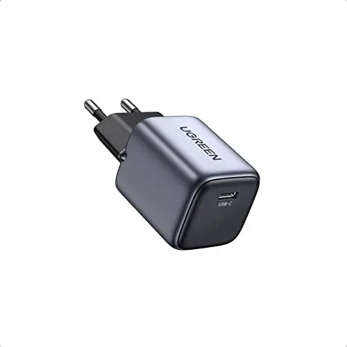 Produktbild: UGREEN Nexode USB C Ladegerät 30W USB C Netzteil GaN II Tech Schnellladegerät kompatibel mit iPhone 16 Pro Max, 16 Plus, 16, 15 Pro, 14, Galaxy S24 Ultra, S23, iPad, Tab A8, Pixel, HomePod (Schwarz)