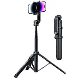 Produktbild: UGREEN Selfie-Stick mit Bluetooth, 3-in-1-Stativ, ausziehbar, Einbeinstativ, verstellbar, mit Fernbedienung, kabellos, abnehmbar, kompatibel mit iPhone 15 Plus Pro Max 14 13 Kameras