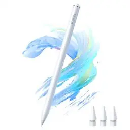 Produktbild: UGREEN Stylus Stift für iPad 2018-2024 mit USB-C Schnellladung Palm Rejection Neigungssensitivität, Stylus Pen Kompatibel mit iPad 10/9/8/7/6, iPad Pro 12.9
