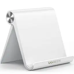 Produktbild: UGREEN Tablet Halterung Tisch Tablet Ständer Handyhalter kompatibel mit iPad Air Mini 11 Galaxy Tab S9 A7 Redmi Pad Huawei MatePad 11 iPhone 15 bis 11 Zoll (Weiß)
