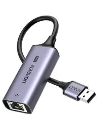 Produktbild: UGREEN USB 2.5G LAN Adapter Ethernet Adapter USB 3.0 auf RJ45 2500Mbps Gigabit Netzwerkadapter auf Aluminium kompatibel mit Laptop, PC unter Windows 11/10/8, macOS usw.