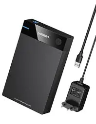 Produktbild: UGREEN USB 3.0 Festplattengehäuse UASP 3,5 Zoll Externe Festplatten Gehäuse USB 3.0 externes Gehäuse Case für 3.5