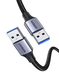 Produktbild: UGREEN USB 3.0 Kabel 5 Gbps Super Speed,Nylon USB Kabel auf USB kompatibel mit Drucker, Laptop, Festplatten, Kamera usw. (0.5M)