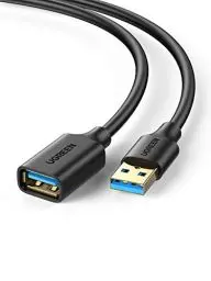 Produktbild: UGREEN USB Verlängerung Kabel USB 3.0 Verlängerungskabel A Stecker auf A Buchse mit Vergoldeten Kontakte für Kartenlesegerät,Tastatur, Drucker, Scanner, Kamera usw 2m