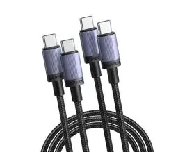 Produktbild: UGREEN USB C Kabel 240W 2M Ladekabel USB-C 2 Stück PD 3.1 Schnellladekabel PPS USB C auf USB C Kabel für iPhone 17/Air/16/15 Serie, MacBook Pro/Air, iPad Pro, Galaxy S25, Pixel, XPS, Steam Deck usw